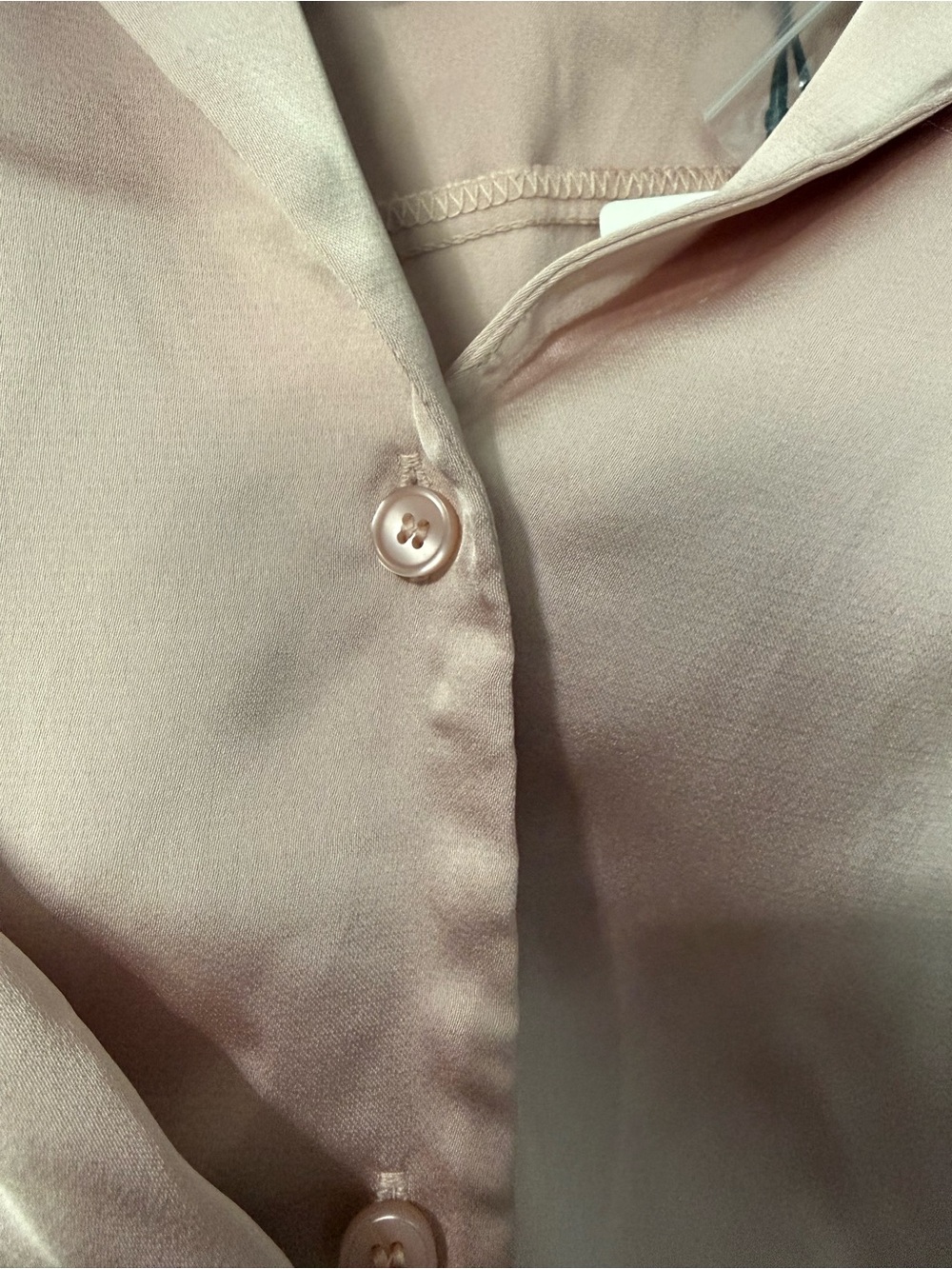 Cider NWT Satin Wrap Blouse - M - Picture 4 of 7